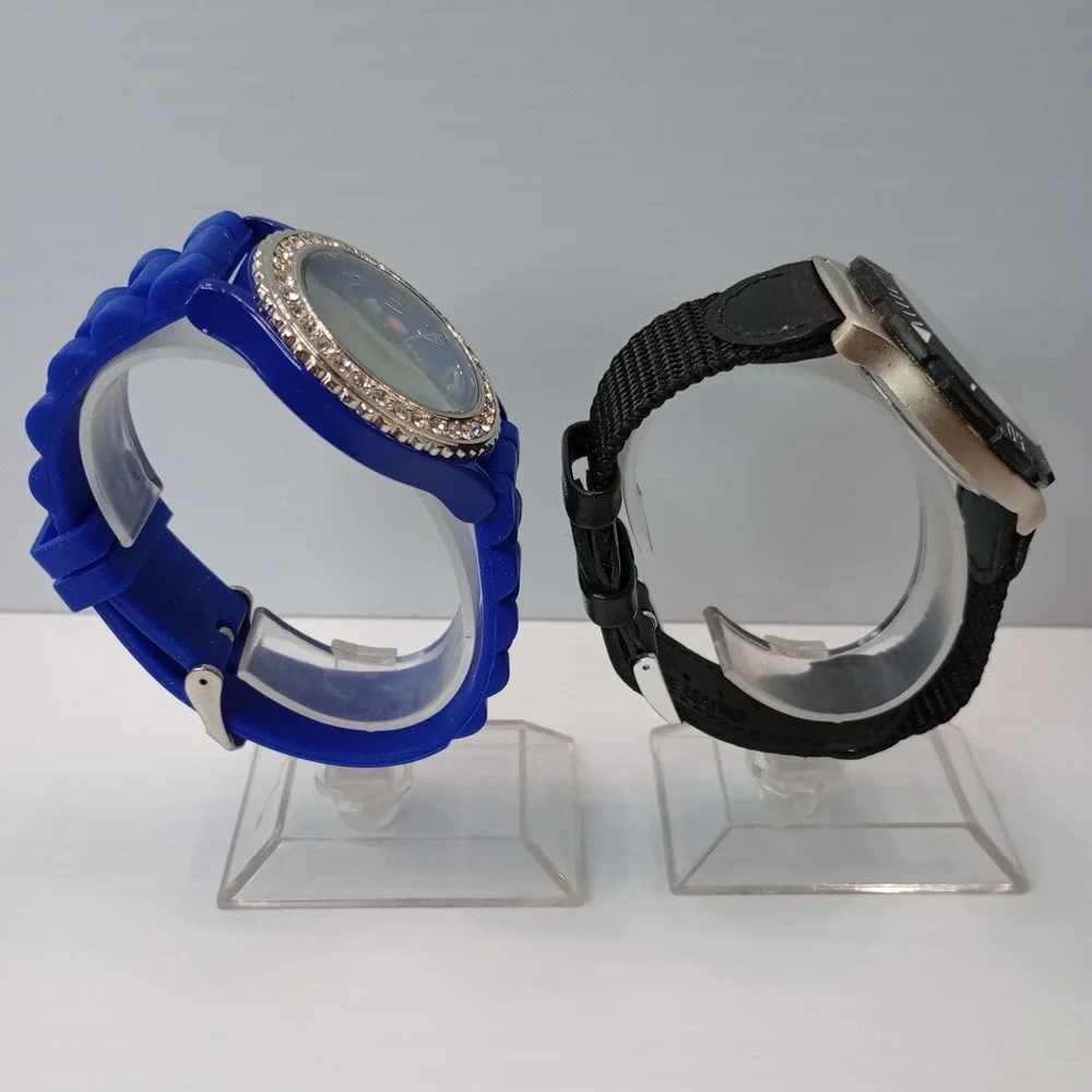 Lot of‎ 2 Florida Gators Watches Quartz Men's 39mm Blue & Black New Battery
